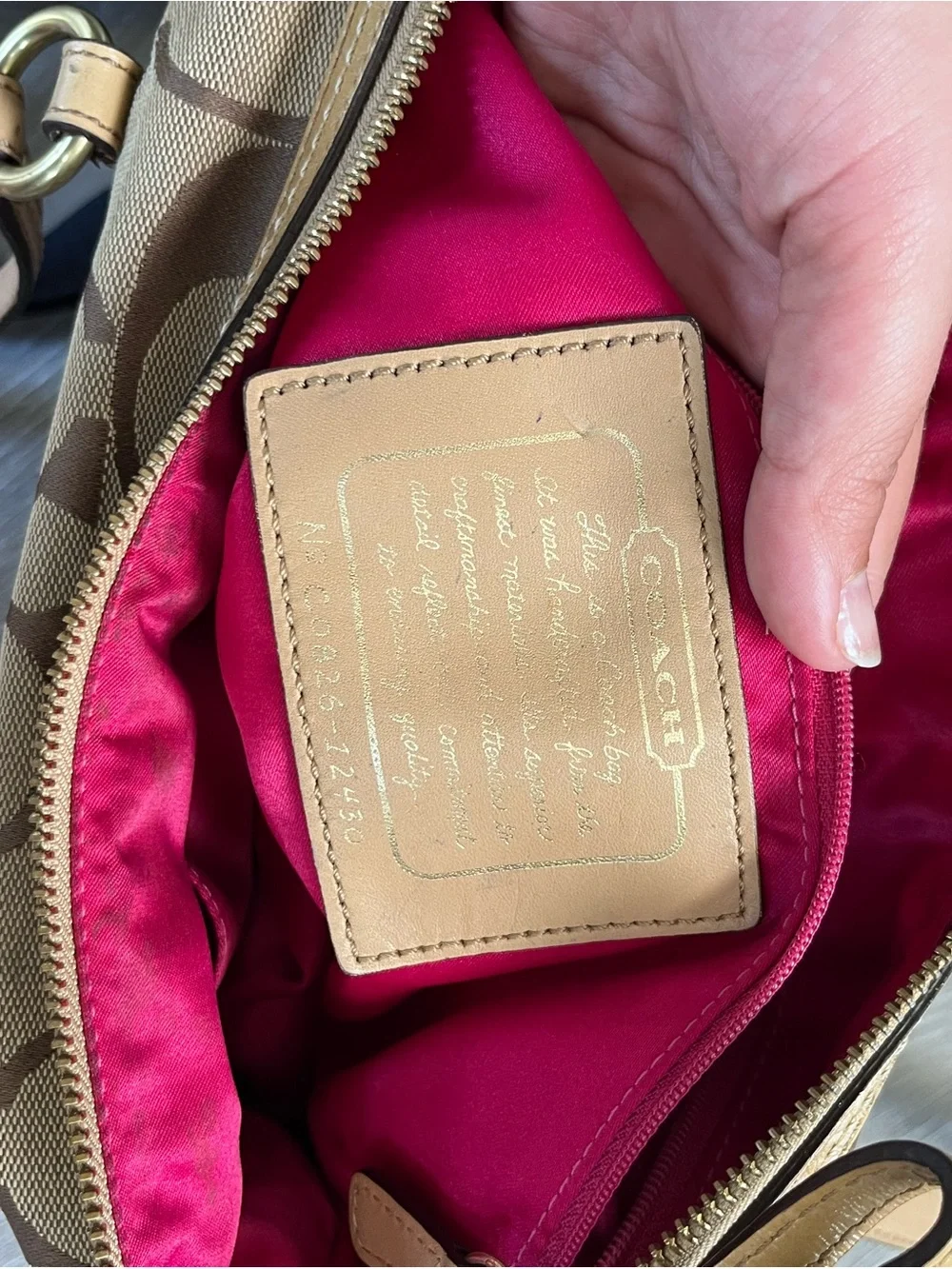 Coach four items